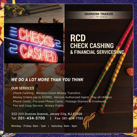 Sponsor ad: RCD Check Cashing